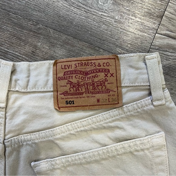Levi Strauss 501 Cut-Off Shorts - Picture 4 of 6